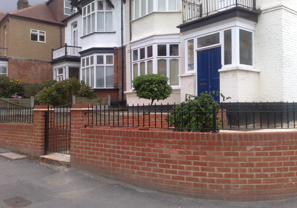 Brick Walls With Railings