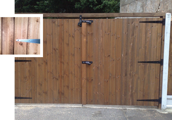 Wooden Driveway Gates